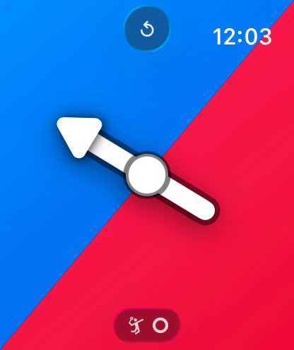 Apple Watch पर BadScore रंग टॉस
